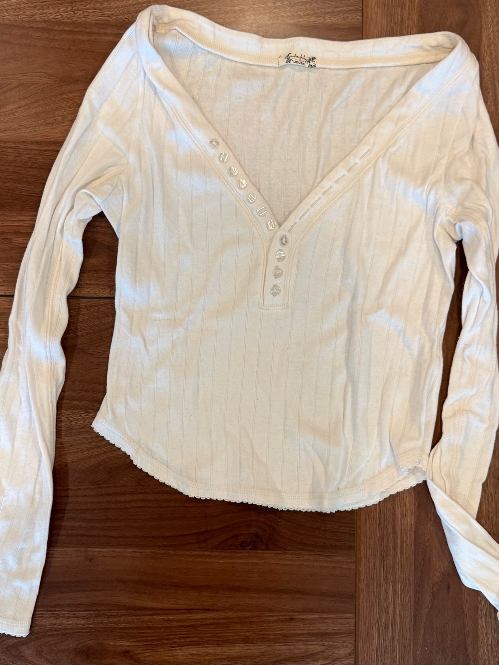 FP pointelle Henley